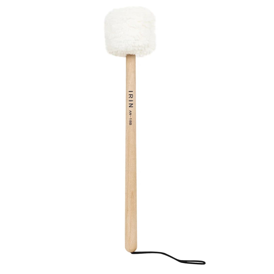 IRIN AN-18B Singing Bowl Hammer White Lambswool Beech Hammer for Music Bowl Professional Percussion Instrument Parts Accessories