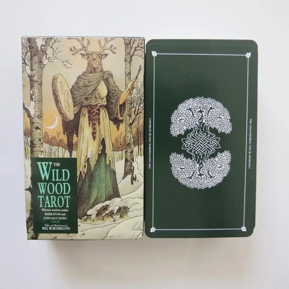 nuovo mazzo di tarocchi oracoli carte misteriosa divinazione carte di tarocchi in legno selvatico per donne ragazze gioco di carte gioco da tavolo
