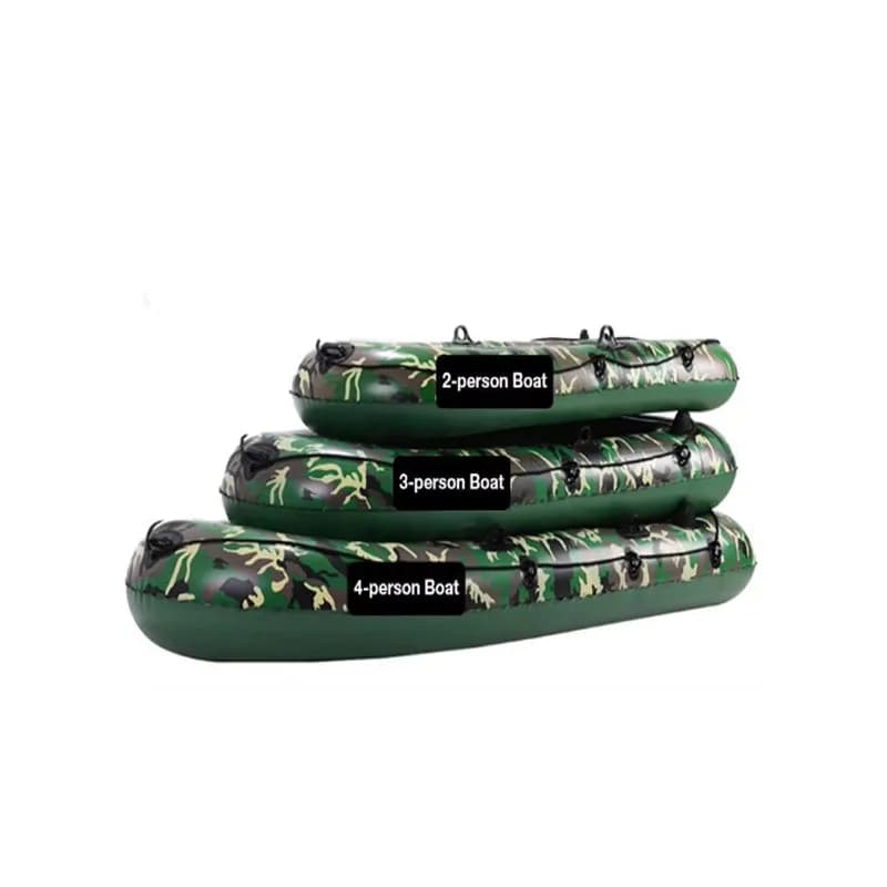 Barca Iatable 10ft Set di barche Iatable per 2~4 persone con pagaie Pompa ad aria Set di barche per canoa per kayak in PVC per canoa per kayak alla deriva