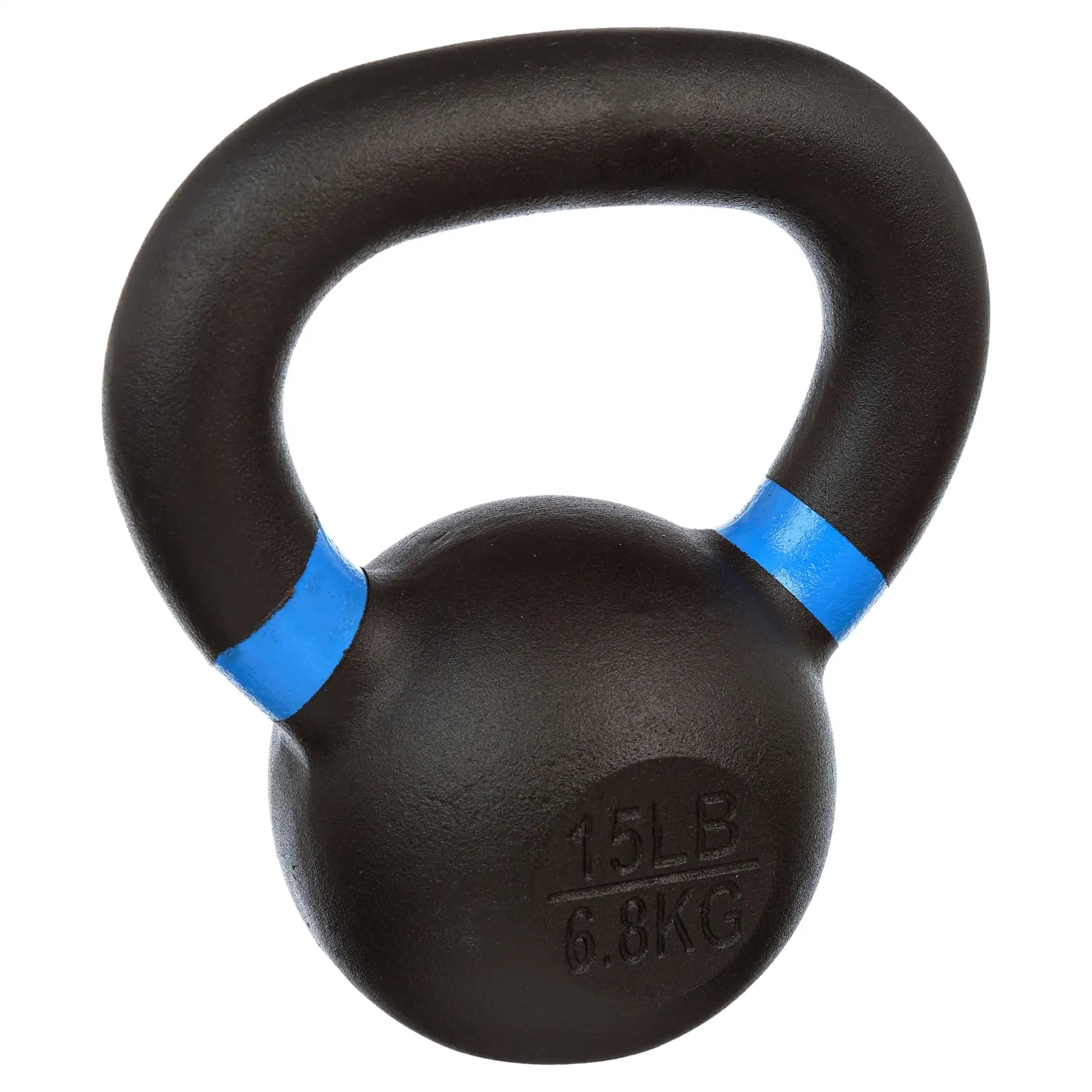 Kettlebell in ghisa, singolo, 15 libbre