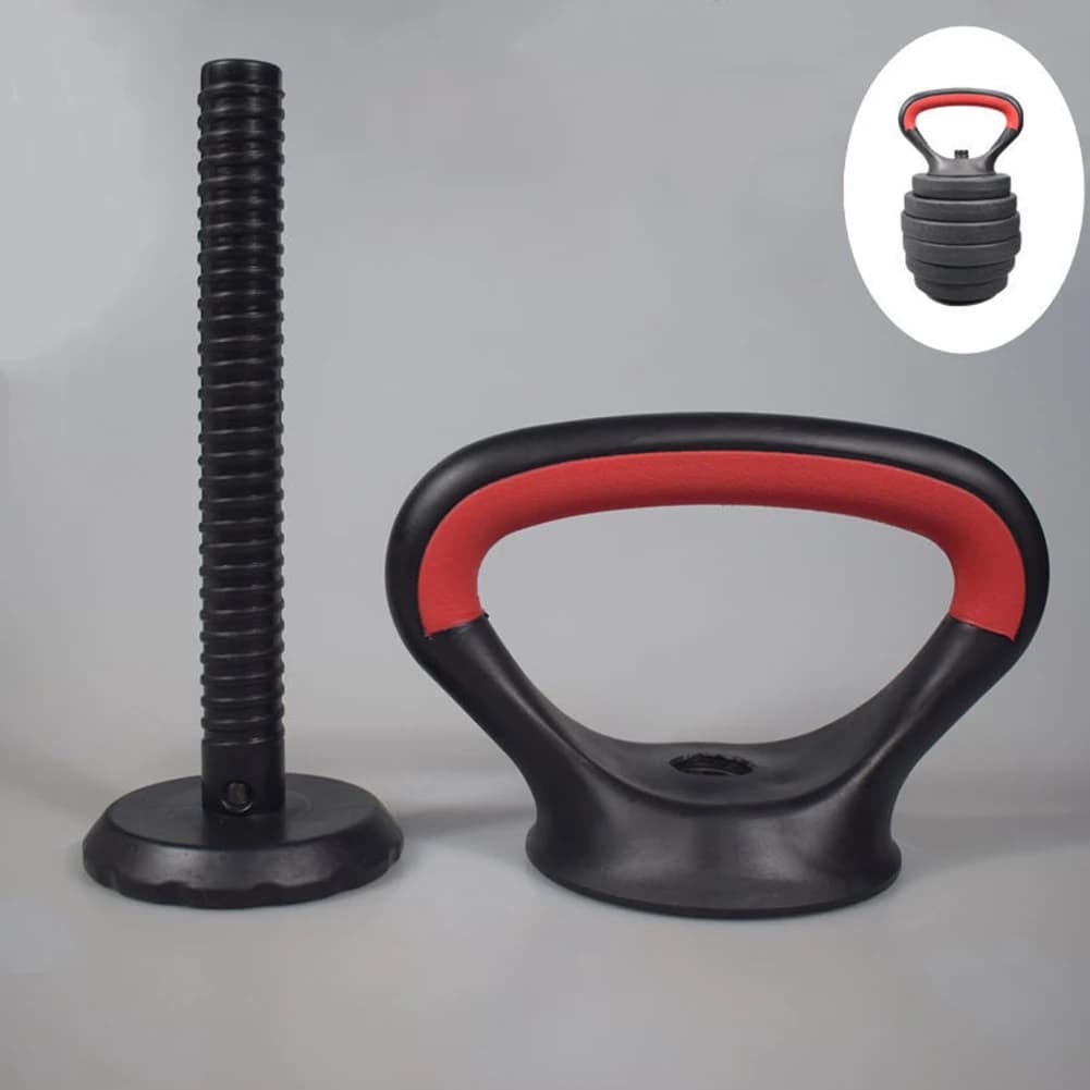 Impugnatura per Kettlebell, Trasforma i Manubri in Kettlebell, Convertitore per Kettlebell, Impugnatura Regolabile per Manubri, Accessorio per Kettlebell