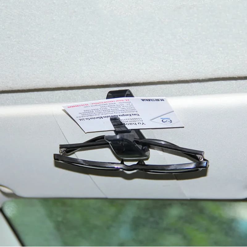 Universal Car Auto parasole occhiali scatola occhiali da sole Clip accessori per Nissan qashqai j10 j11 juke X-Trail T30 T31 T32 Rogue