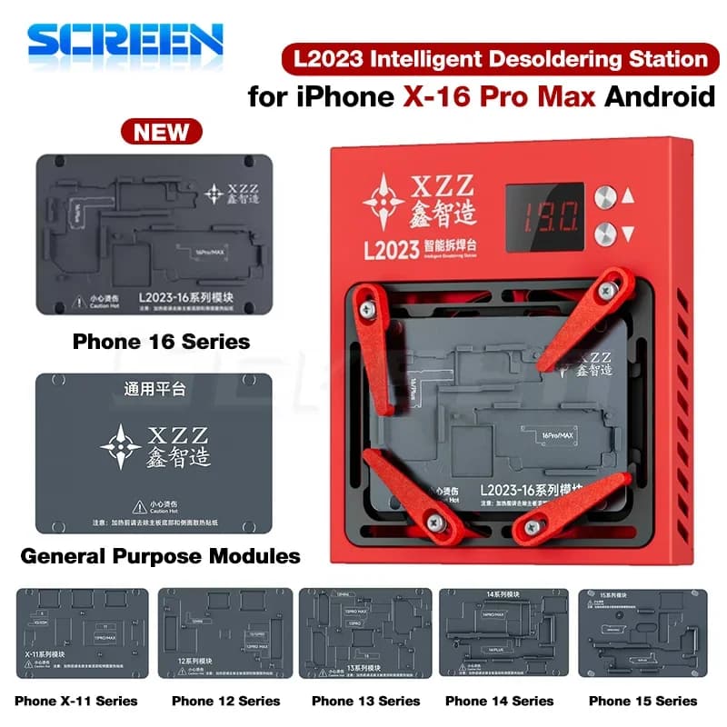 XZZ Xinzhizao Preiscaldatore L2023 Per iPhone X/11/12/13/14/15/16Pro Max Strato Centrale Riscaldamento Scheda Madre Preiscaldamento Dissaldatura
