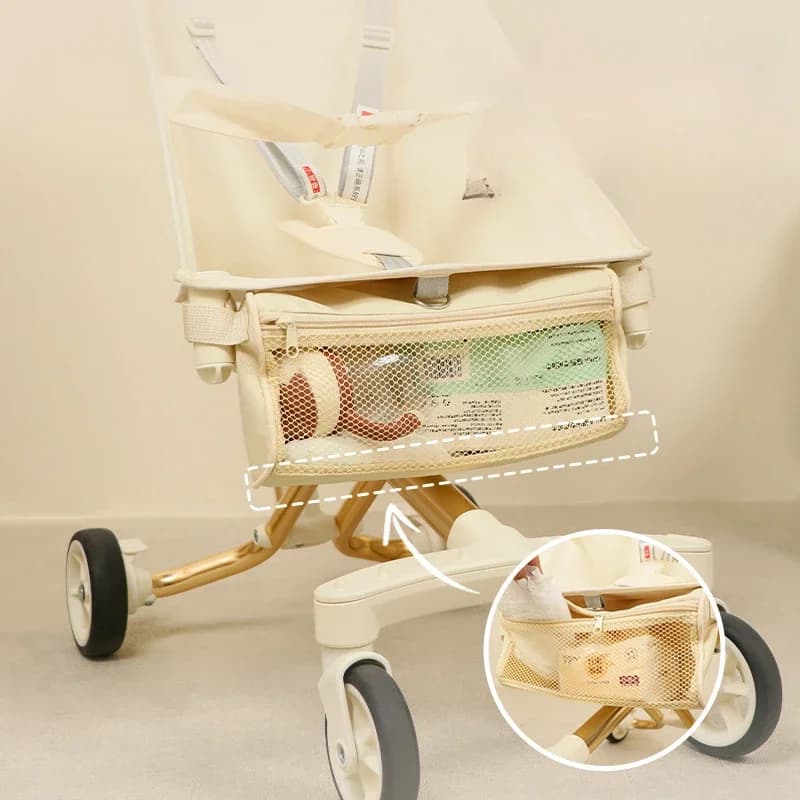 Nuovo cestino per passeggino passeggino neonato cestino appeso carrozzina per neonati cestino inferiore borsa Organizer portatile accessori per passeggini