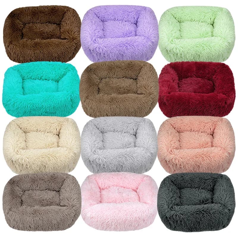 Letto per cani Super morbido lavabile in peluche lungo cuccia per animali domestici sonno profondo casa per cani tappetini in velluto divano letto per gatti per cesto per cani