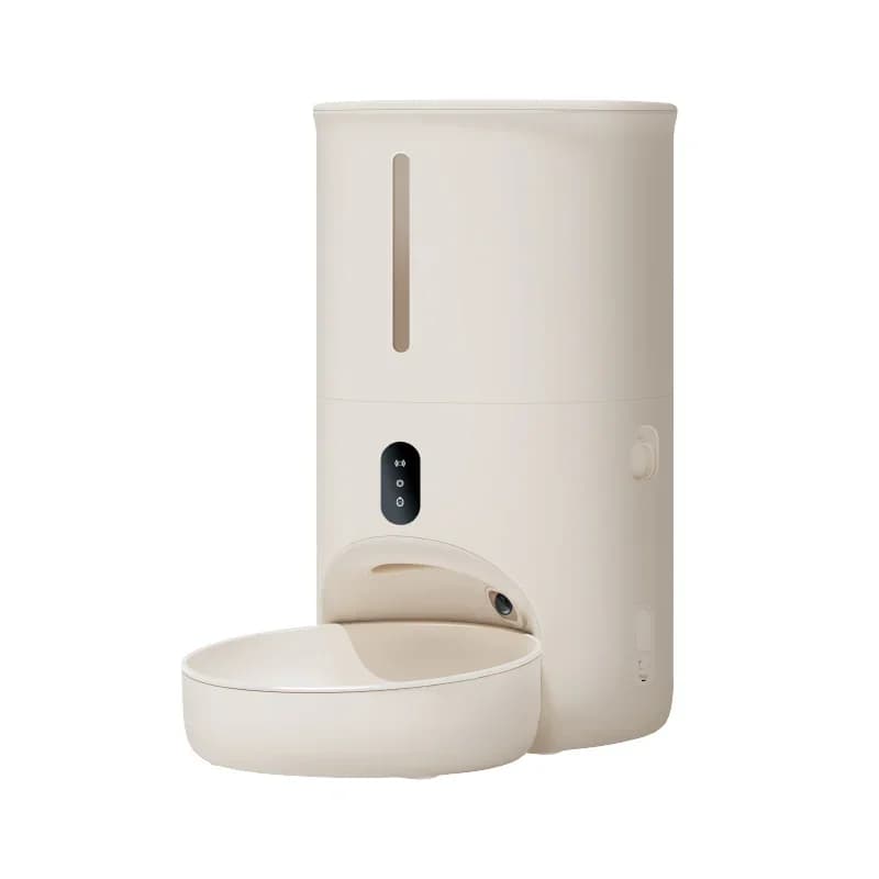 CANBOUN 4L Distributore automatico di cibo per cani Wifi Ciotola per gatti Alimentatore per animali domestici intelligente con fotocamera