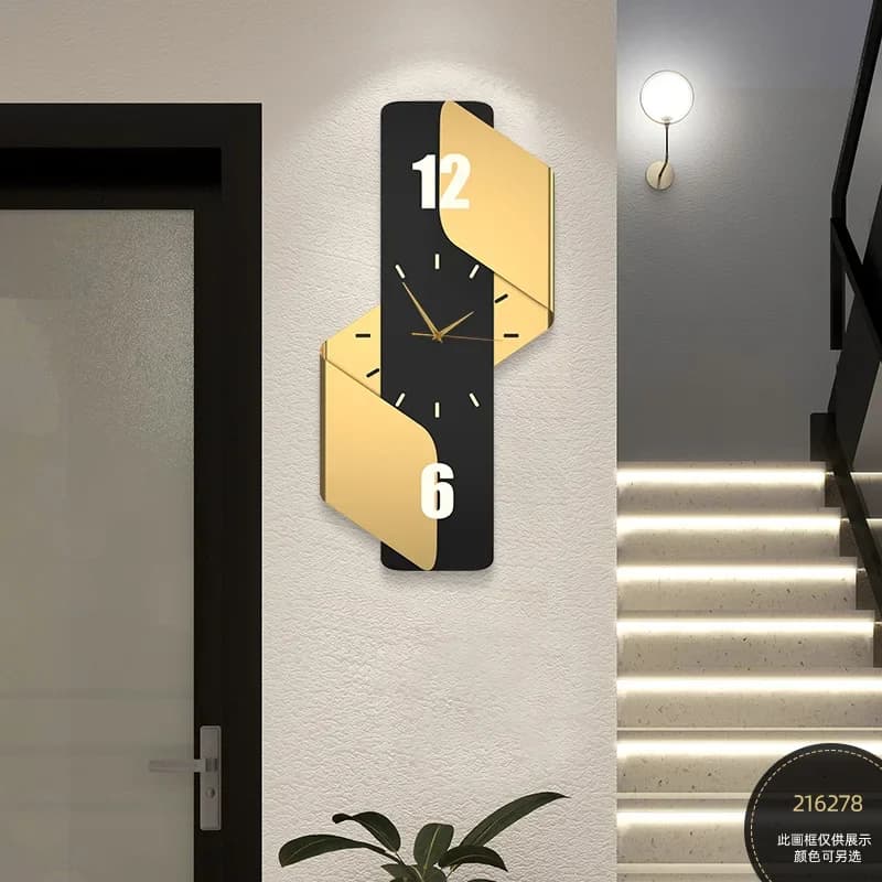 Luxury Digital Wall Clocks Living Room Art Mural Big Size Modern Wall Watch Minimalist Silent Horloge Murale Home Decoration
