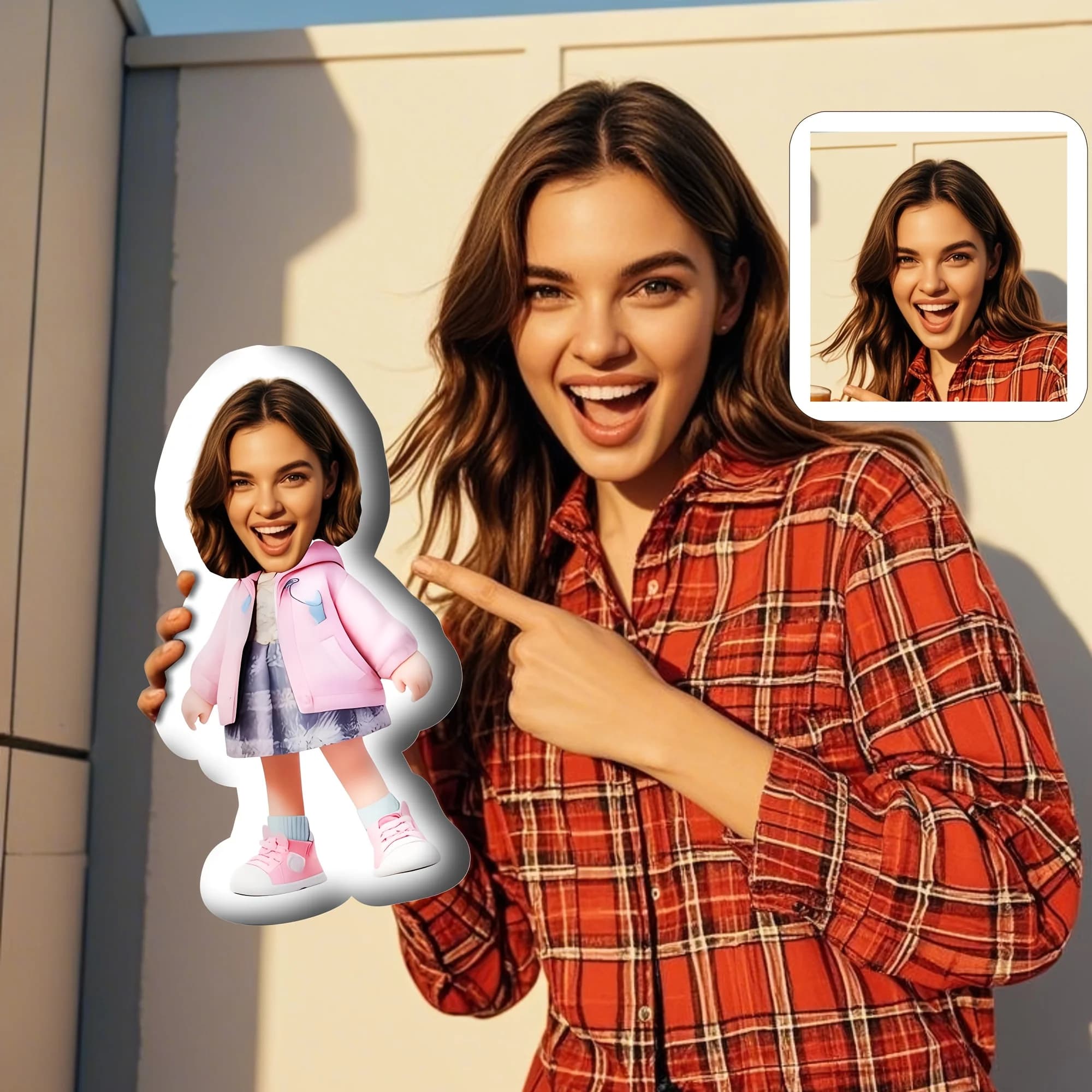 Cuscino per il viso in peluche stile casual personalizzato: il regalo perfetto per uomini e donne