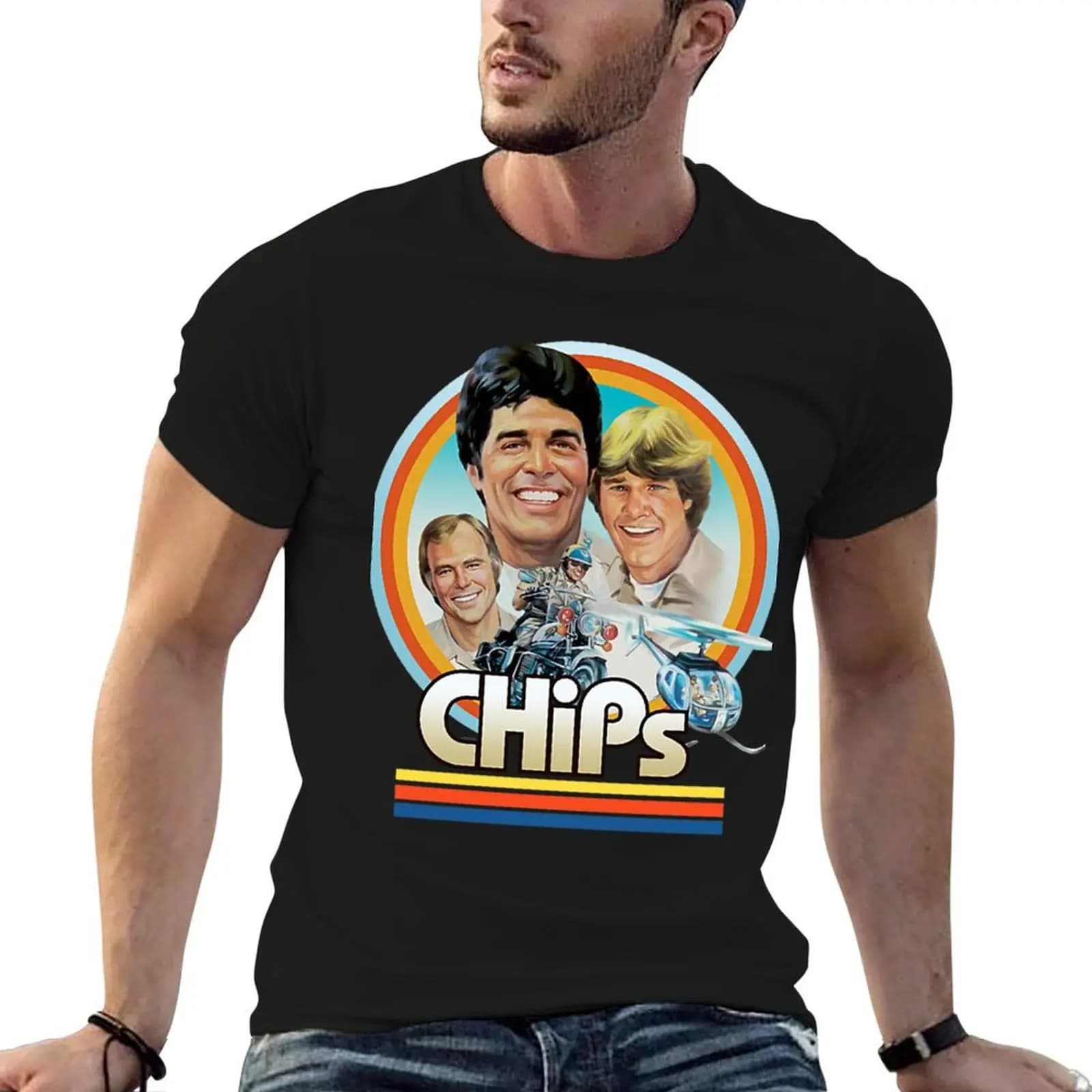 Retro Vintage Pop culture T-Shirt Casual Loose Daily Wear T-Shirt