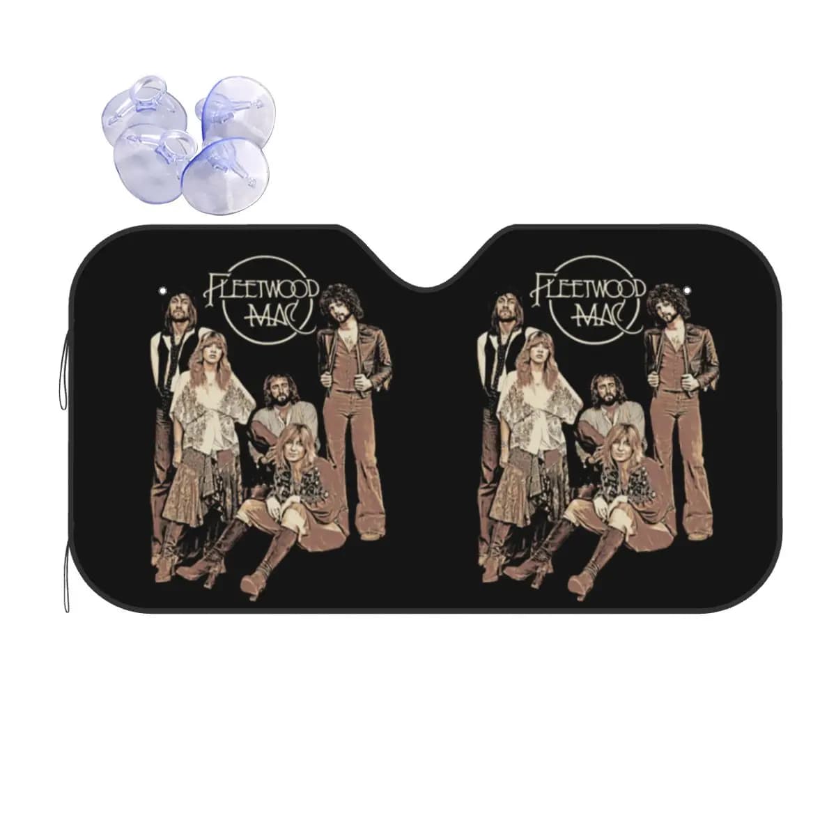Vintage Fleetwood Mac Parasole Parabrezza Auto Parabrezza Anteriore Finestra Visiera Parasole Accessori Coperture