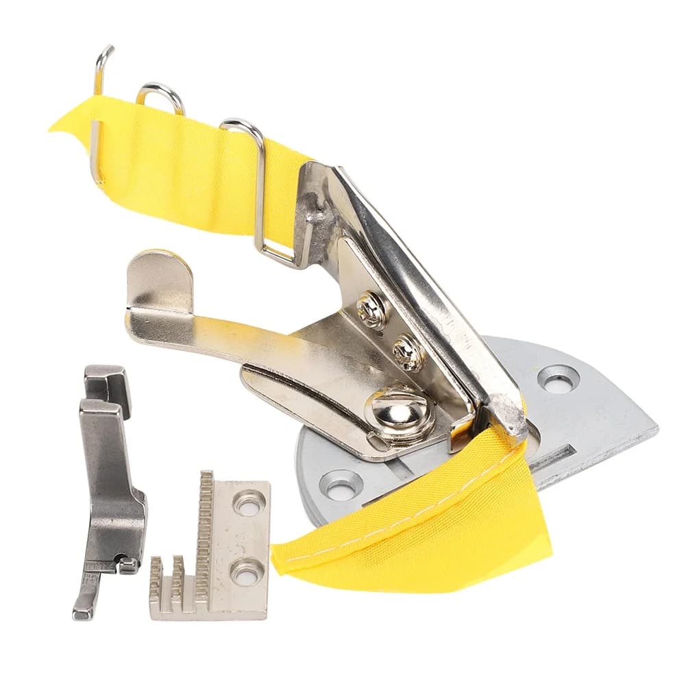 Sewing Machine Binder Double Folder Lockstitch Industrial Binding Attachment Accessories