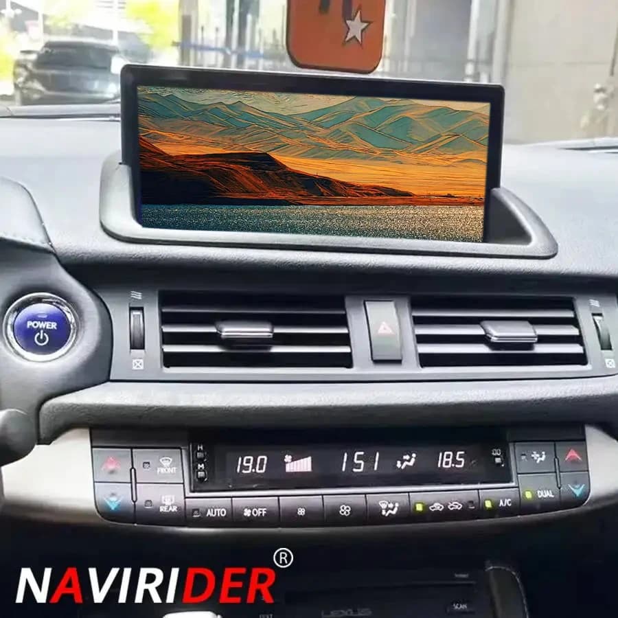 Autoradio Android 13 con touchscreen per Lexus CT200 CT200h 2011-2019 LHD RHD, GPS, lettore multimediale, CarPlay.