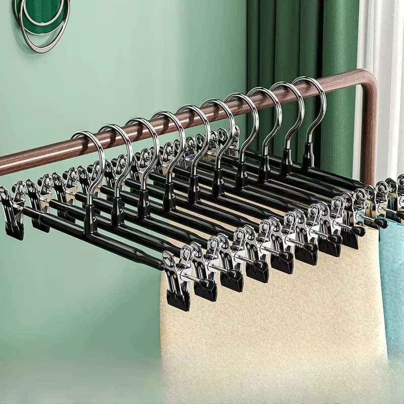 5/10/20 pieces clip for rack pants stainless steel clip for cabinet slipper pants hangers for skirt
