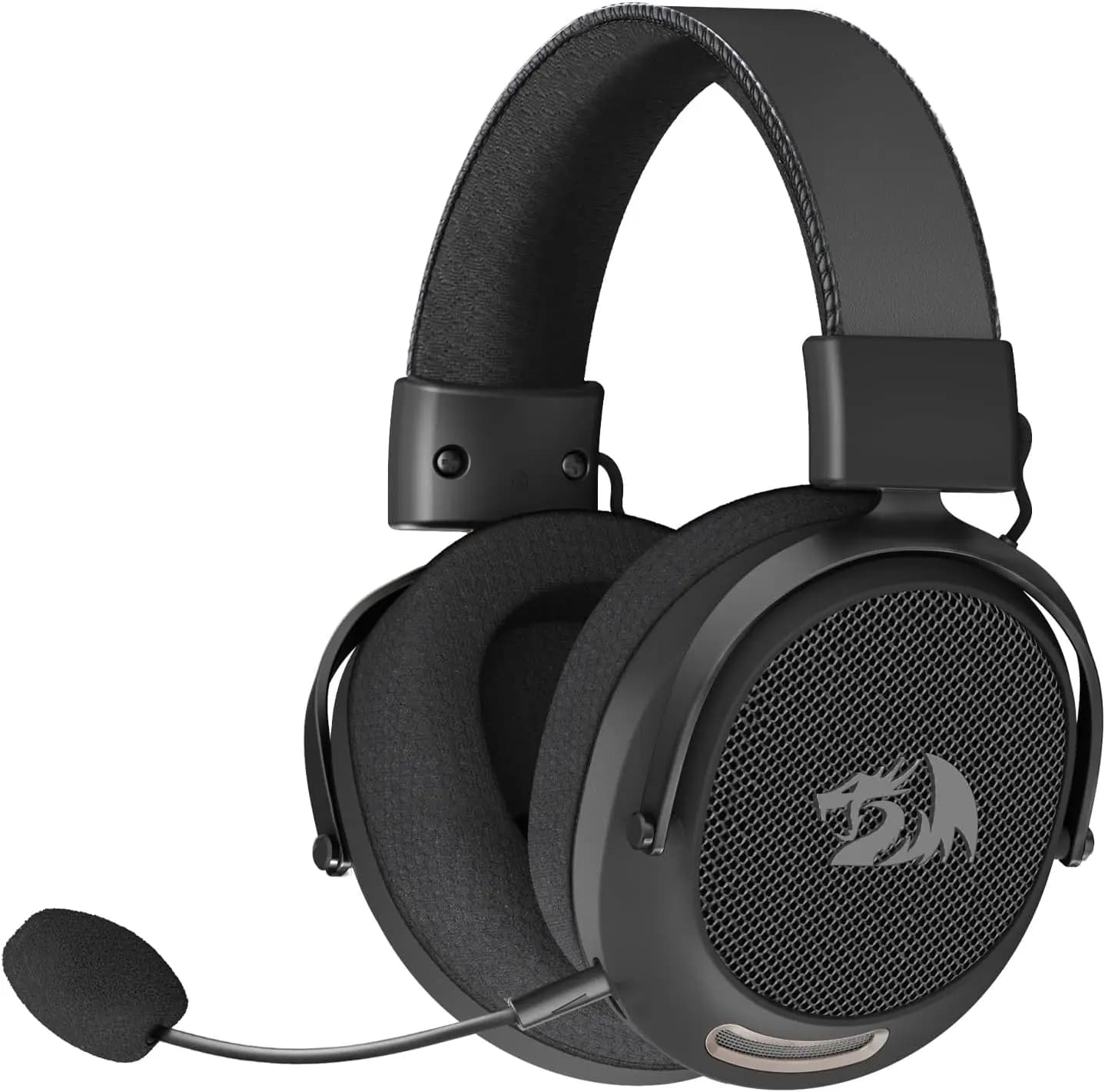 Cuffie da gioco Redragon H858, 2,4 GHz/BT/cablate, grigie