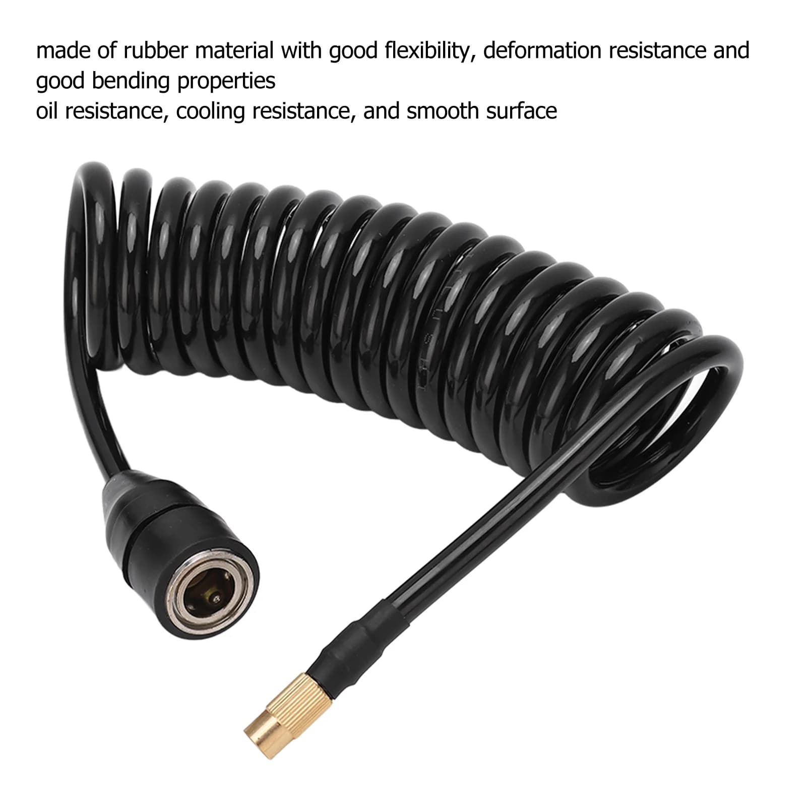 Air Compressor Hose Car Air Pump Hose 9.84ft PS20 Female Plug Inflator Extension Tube for Tire Nozzle Car Motorcycle