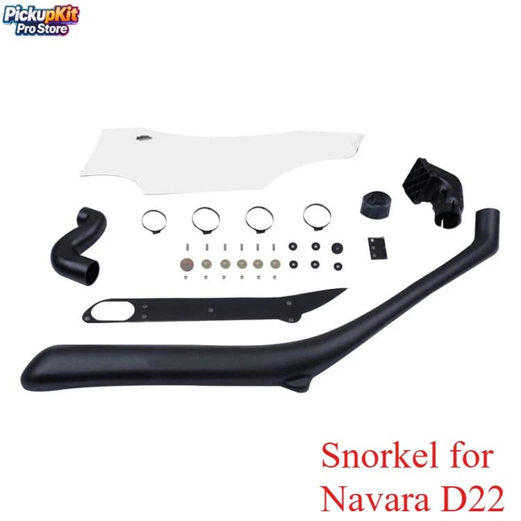 304 Stainless Steel Snorkel for Navara D22 Trampoline Pipe Water-proof Pickup / Dust