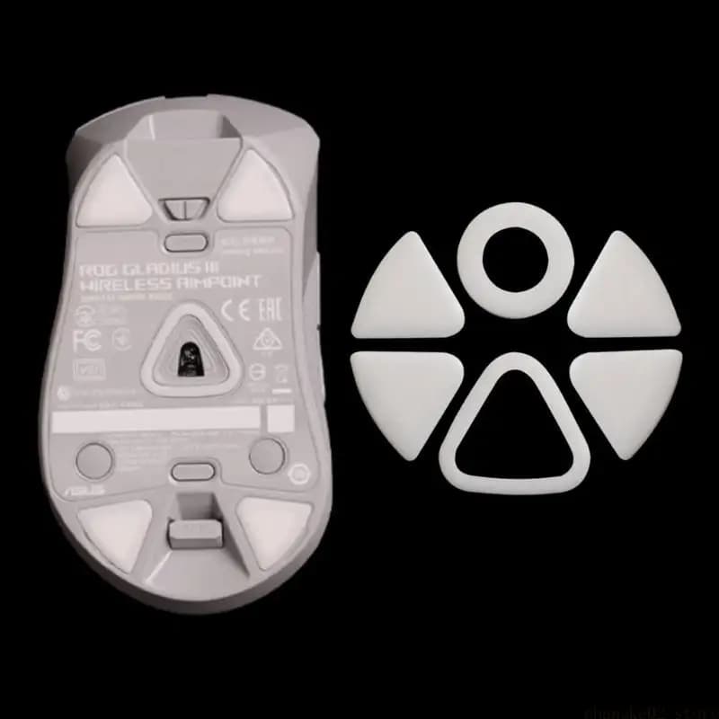 Pedale per piedini per mouse da 1 confezione per ROG III, per ROG Keris Wireless Aim Piedini per mouse Scivola Bordo per