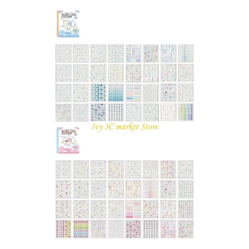 D7YC Adorabile adesivo decorativo Adesivo adesivo per pianificatore libri per riviste scrapbooking Decorazione della del