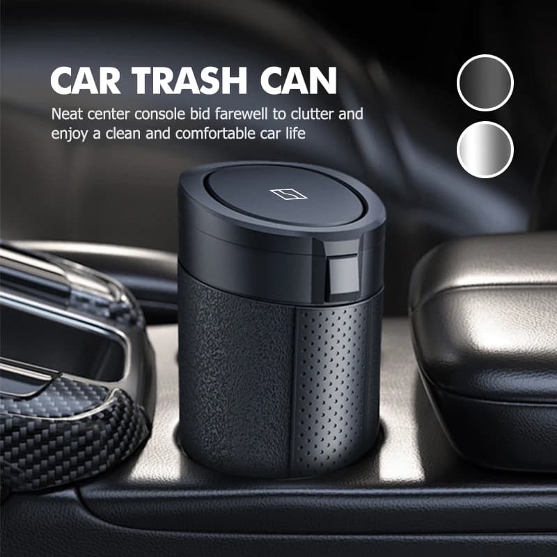 Car Rubbish Container Waterproof Press Type Versatile Trash Can For Zeekr 001 2021 2022 2023 EV 2021-2023 009 Krypton