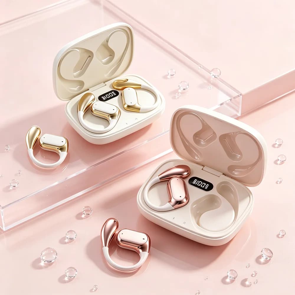 Wireless Earbuds Wireless Earphones Long-battery Bluetooth Headphones Provide Uninterrupted Music for Transcontinental Flights