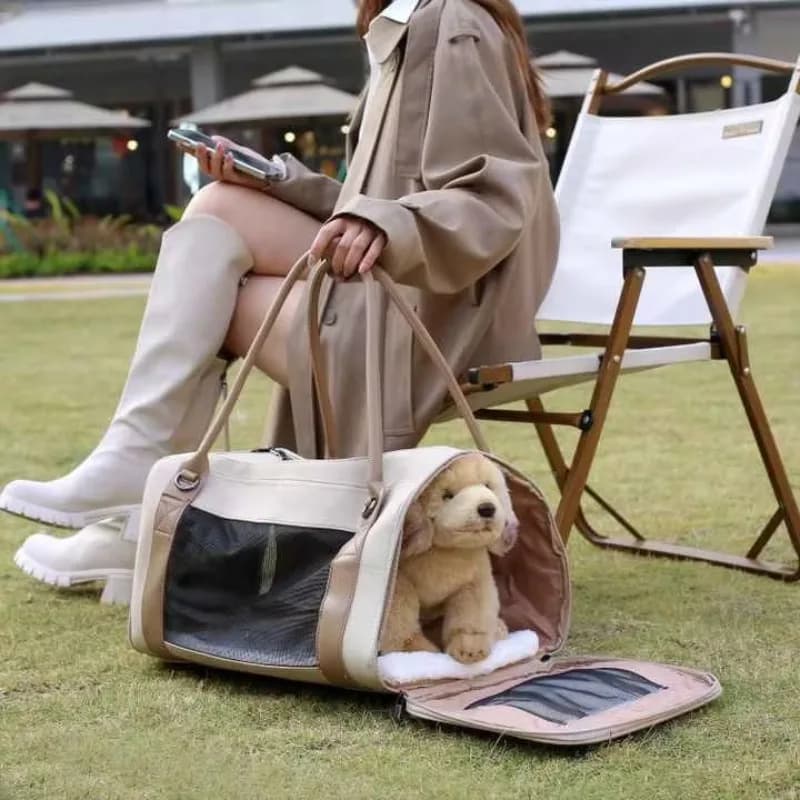 Borsa da trasporto da viaggio per gatti alla moda per cani da compagnia per viaggi all'aperto, passeggiate, escursioni