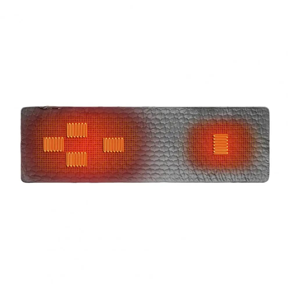 Electric Blanket Usb Heating Pad Usb Sleeping Pad with 5 Heating Zones Adjustable Temperature Portable Camping Mat Fast Heating