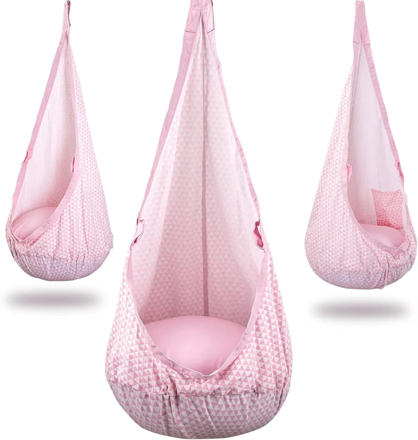 Seggiolino a dondolo per bambini con cuscino gonfiabile, sedia a dondolo sensoriale per interni ed esterni, portatile
