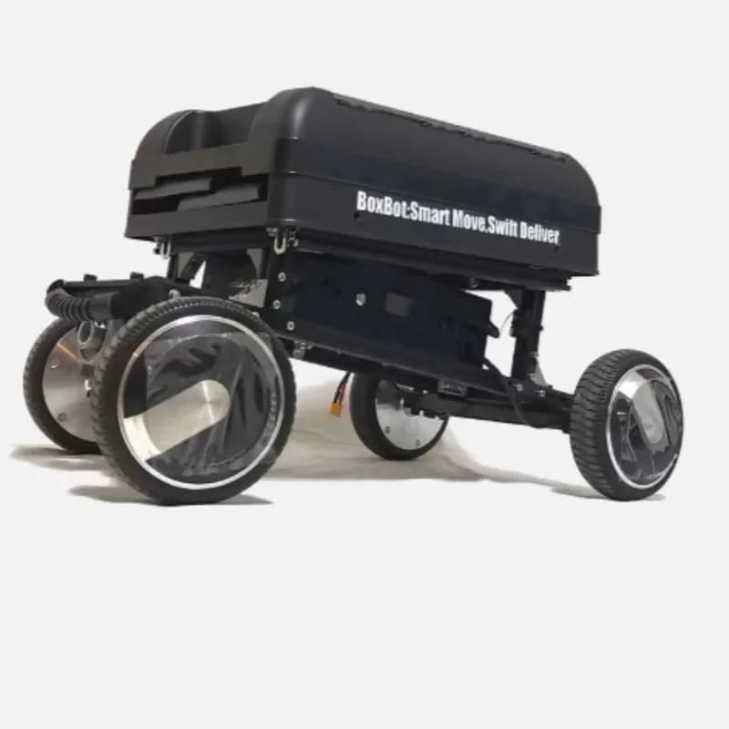 Carrello da campeggio elettrico con equipaggio Carrello robot automatico pieghevole portatile telecomandato per trasporto di attrezzi da esterno