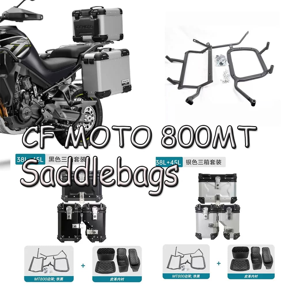 For CF MOTO 800MT MT800 800 MT Motorcycle Modified Saddle Bag Side Rack Side Bracket Trunk Side Box Fit CF MOTO 800MT