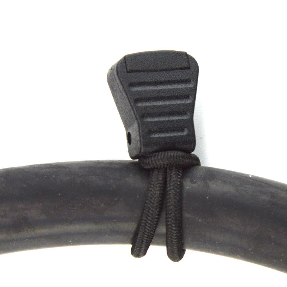 2 Pezzi Clip di Fissaggio per Tubo Subacqueo, Corda Elastica Bungee per Attacco Snorkel, Accessori per Attrezzatura Subacquea