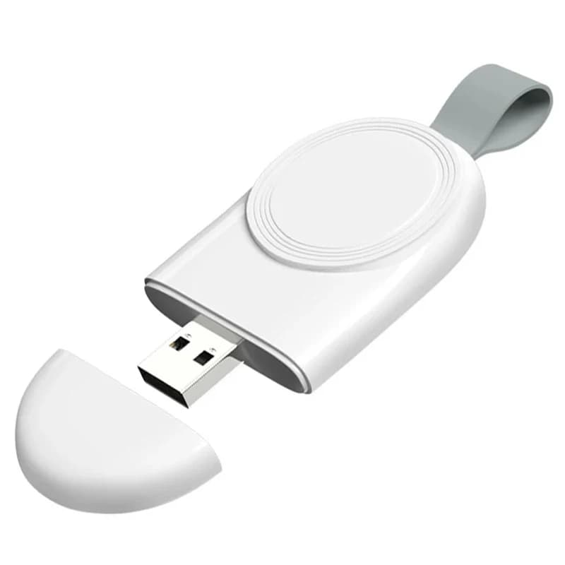 Caricabatterie Wireless portatile per Apple Watch Series 9 8 7 6 SE 5 4 3 2 1 cavo di ricarica USB per stazione cinturino per IWatch Ultra 49mm