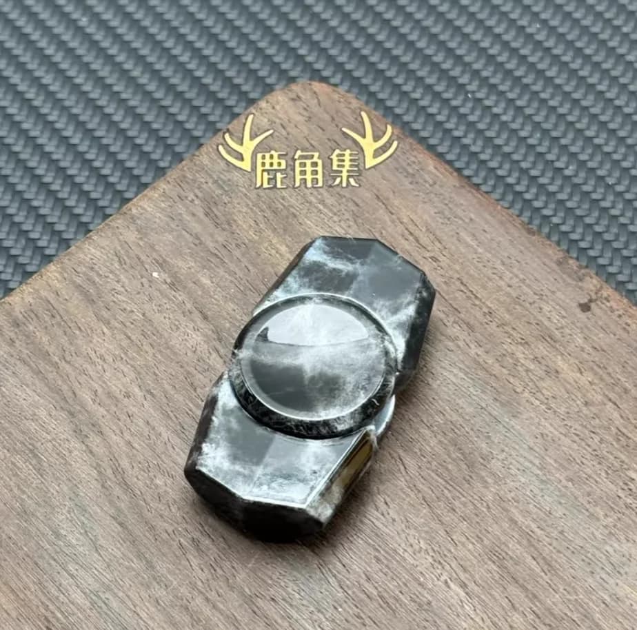 Spinner EDC ZIII Usato con Rivestimento in Ceramica Effetto Marmo, Mini Giocattolo Antistress in Zirconio
