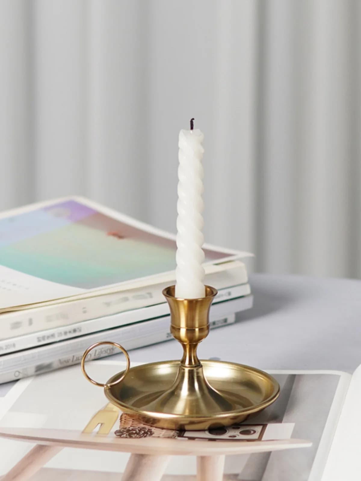 Portacandele in ferro battuto stile europeo per decorazioni di compleanno, Natale, cena, matrimonio e cene a lume di candela