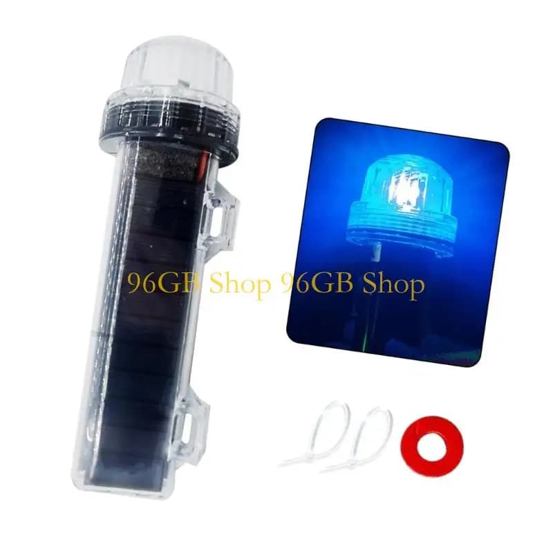 96GB Solar Buoy Warning Light for Fishing Net and Small Boat Use at Night