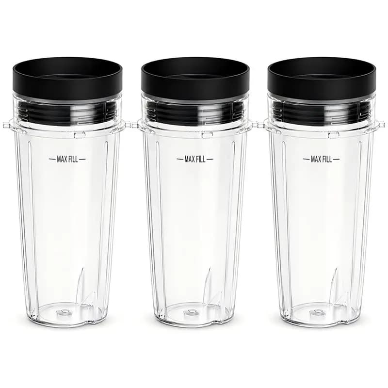 B82B-Smoothie Cups With Sip & Seal Lids Cups For Ninja Blender Blender Replacement Parts