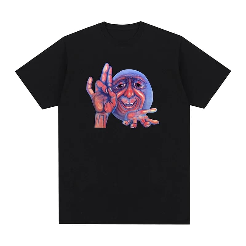 King Crimson T-shirt The Court Of The Crimson King Cotton Men's T-shirt New TEE TSHIRT Women's Top