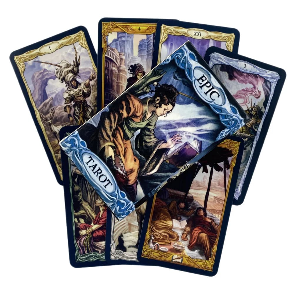 Carte dei tarocchi epici Un mazzo da 78 Oracle English Visions Divination Edition Borad Giocando a giochi