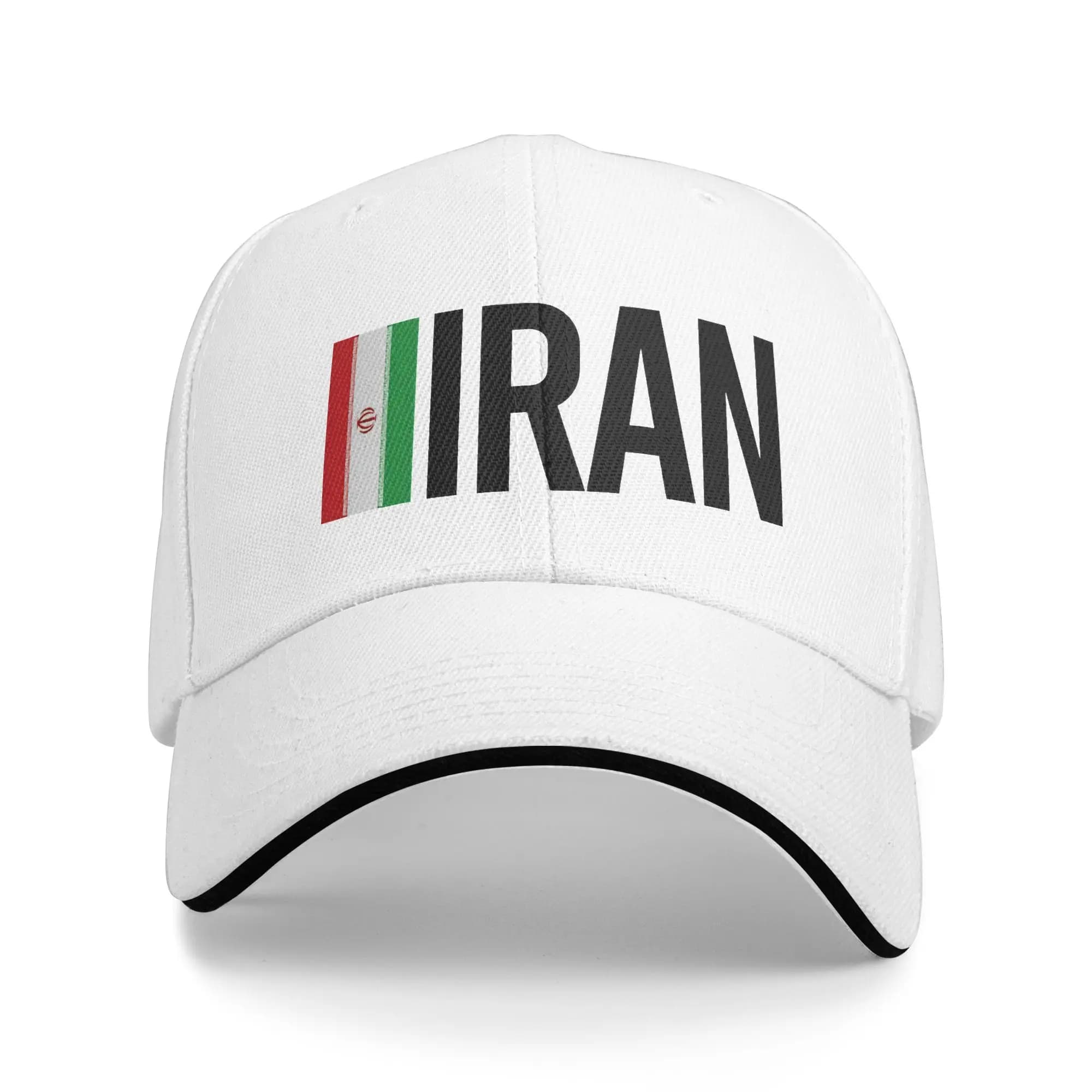 Summer Casual Baseball Cap Flag of Iran Hiking Fishing Trucker Hat For Women Men Sunscreen y2k Retro Baseball Caps