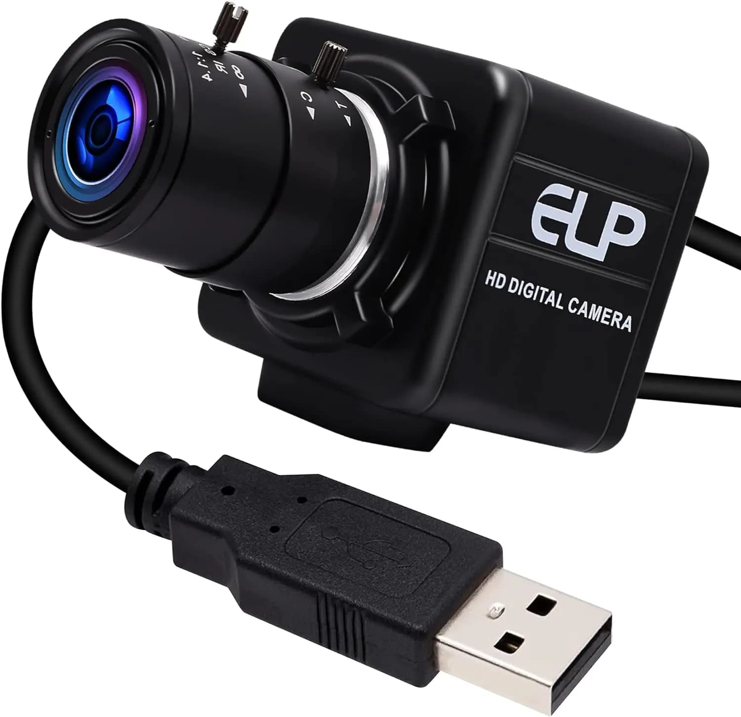 High Speed 720P 120fps 480P 210FPS Global Shutter USB Camera Zoom Monochrome OV9281 UVC Webcam for Industrial Inspection