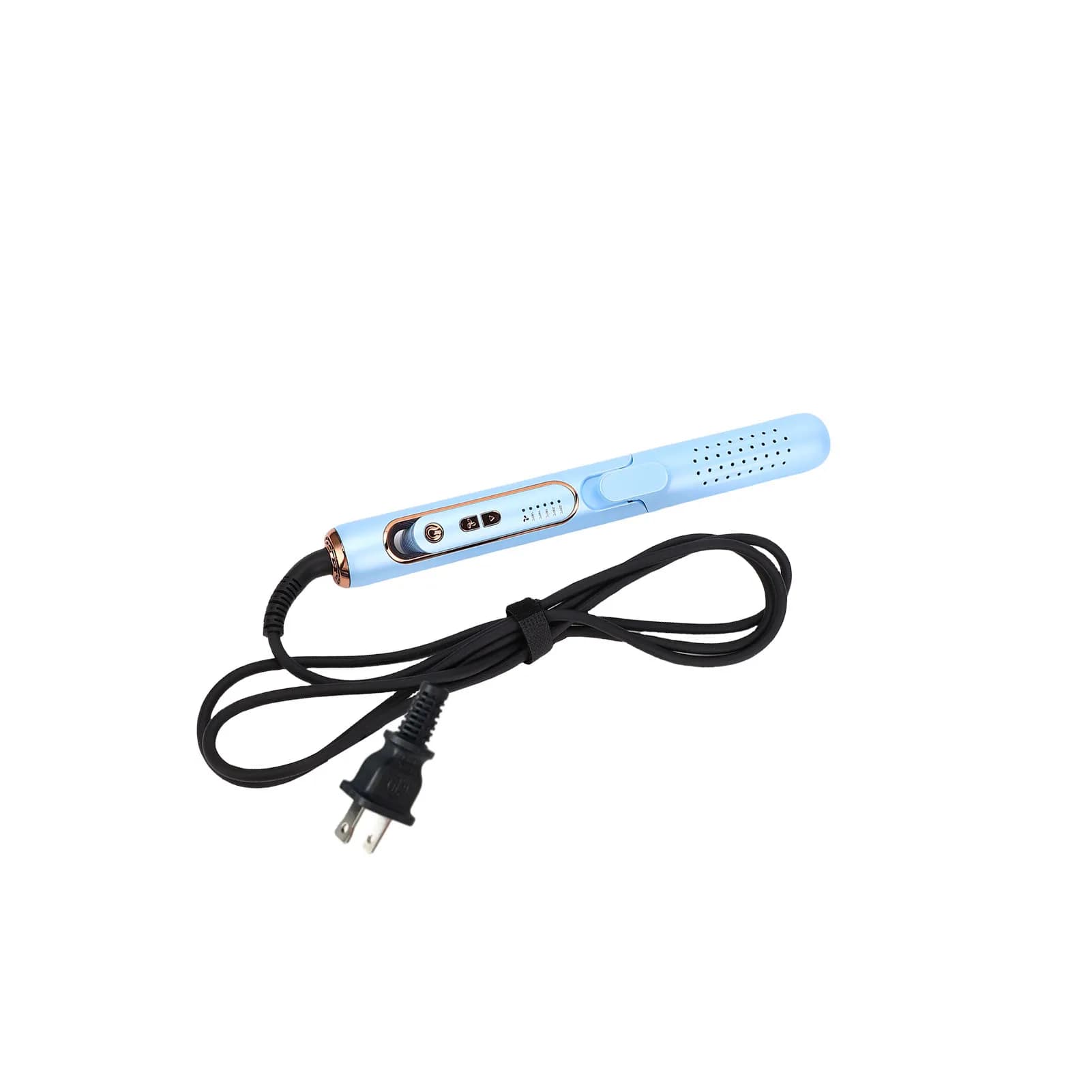 Styler hair plate with airflow Bigodino 43W Styler for double voltage blue air flow Professional 5 temperature settings for home use