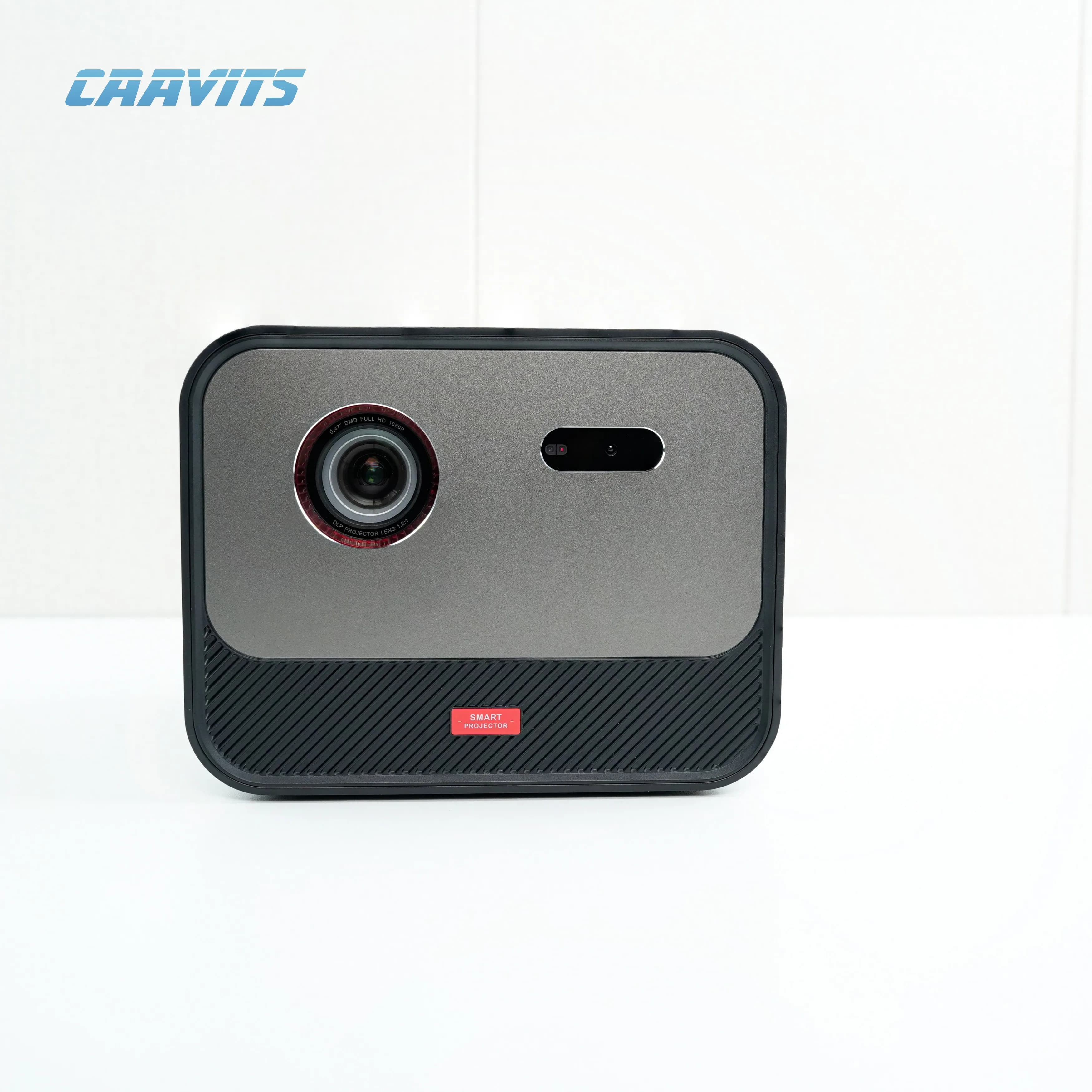 CAAVITS YHX5 3D DLP Mini HD 1080P Wifi Smart Led Android Mobile Videoproiettore portatile per influencer Proiettore 4K per esterni