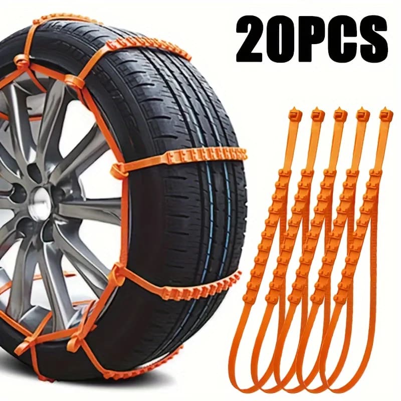10/20pcs catene per pneumatici per Auto inverno neve antiscivolo fascette per pneumatici Auto Outdoor pneumatico da neve pneumatico catena antiscivolo accessori di emergenza