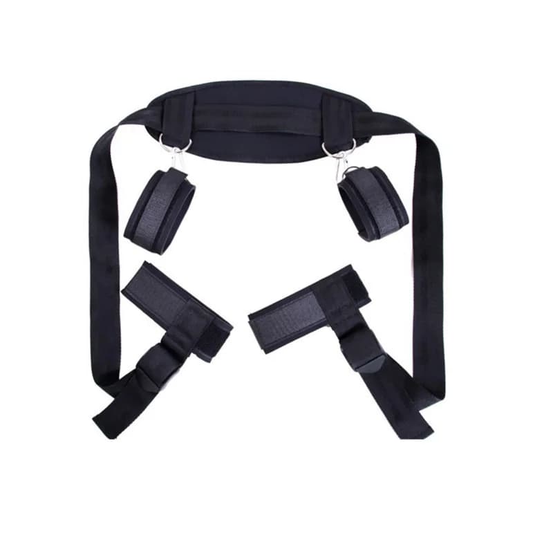 Couple Bondage Game Velcro Bed Sensual Restraints Gear Sexual Position Fixing Strap Escape-Proof BDSM Bondage Kit for Beginners