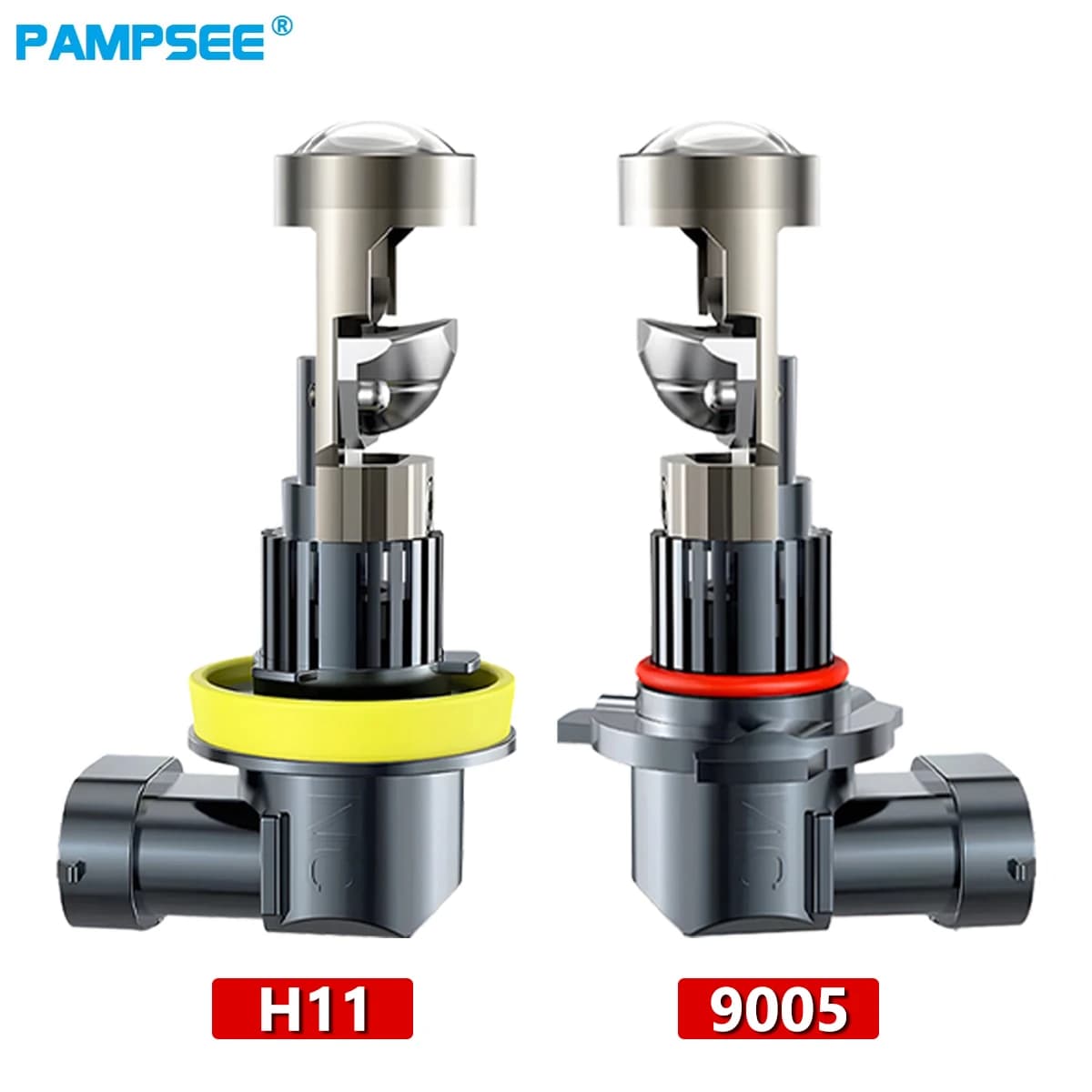Lampadine Mini H11 H7 per Fari Auto, H8 9005 HB3 9006 HB4, Fari Fendinebbia con Lente Proiettore, 120W 6000K 3000K, Blu Ghiaccio, Accessori Auto