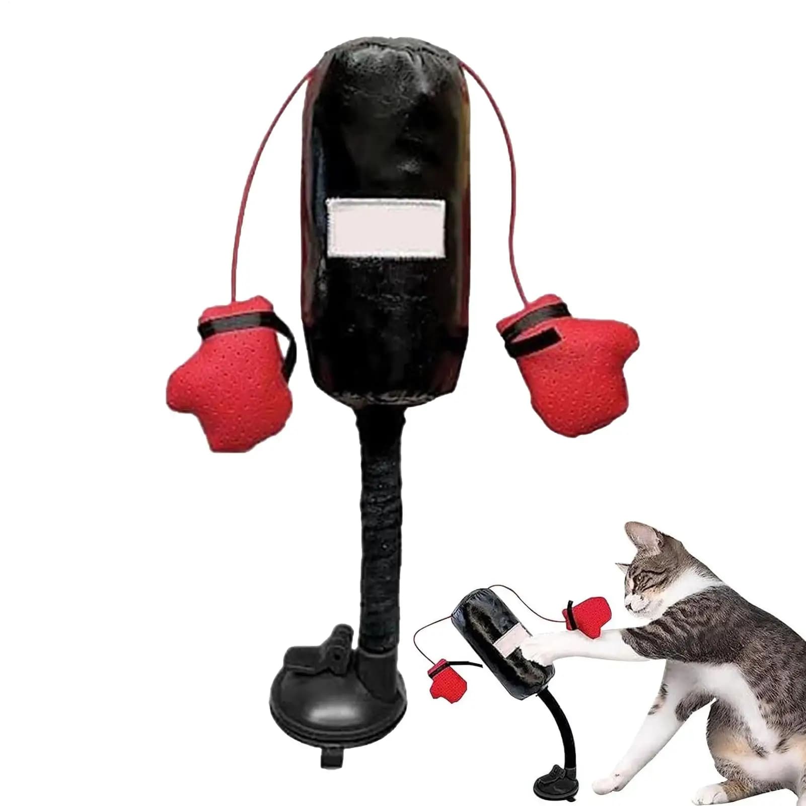 Cat Boxing Bag Toy Pet Boxing Toy for Indoor Kittens for Indoor Adult Cats with Boxing Gloves Interactive Toys Pet Supplies