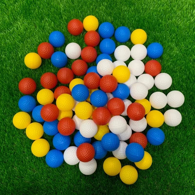 10 pz Schiuma DELL'UNITÀ di elaborazione Solido Spugna Morbida Coperta Golf Pratica Palla 4.1 cm Per Bambini Alleviare Lo Stress Impastare Giocattolo Golf Contatto accessori
