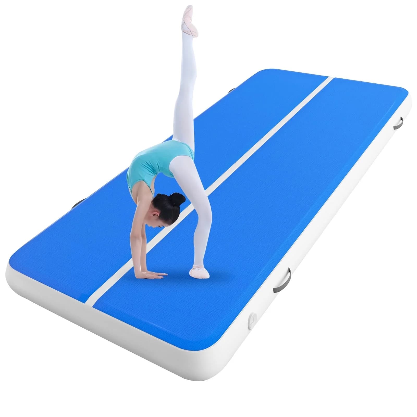 Inflatable Air Gymnastics Mat Tumbling Track 8M9M10M Training Mat With Electric Pump for Home Gym Outdoor Cheerleading Yoga