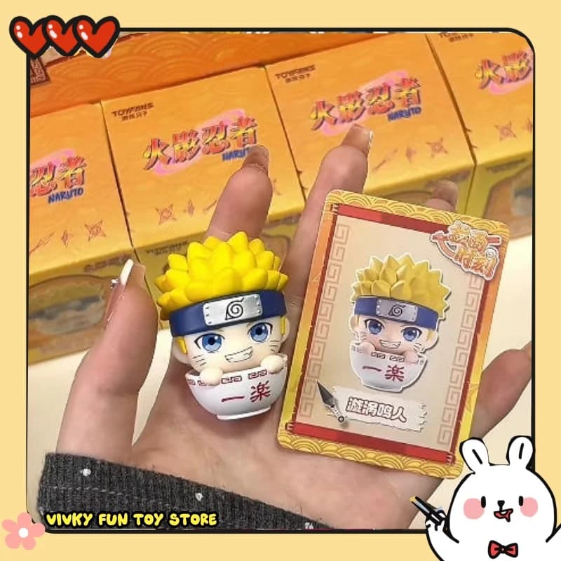Genuine Narut Ramen Time Series Blind Box Sasuke Uchiha Hinata Hyuga Ornament In Stock Birthday Gift