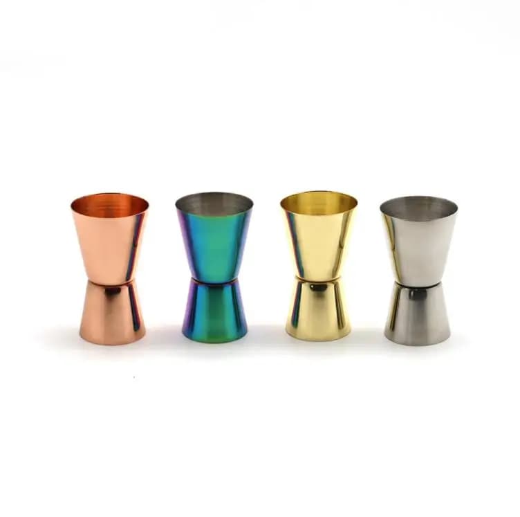 15/30ml In Acciaio Inox Cocktail Shaker Misura Tazza Doppio Colpo Bevanda Spirito Misura Jigger Vino Barman Bar Strumento di Cucina ni386