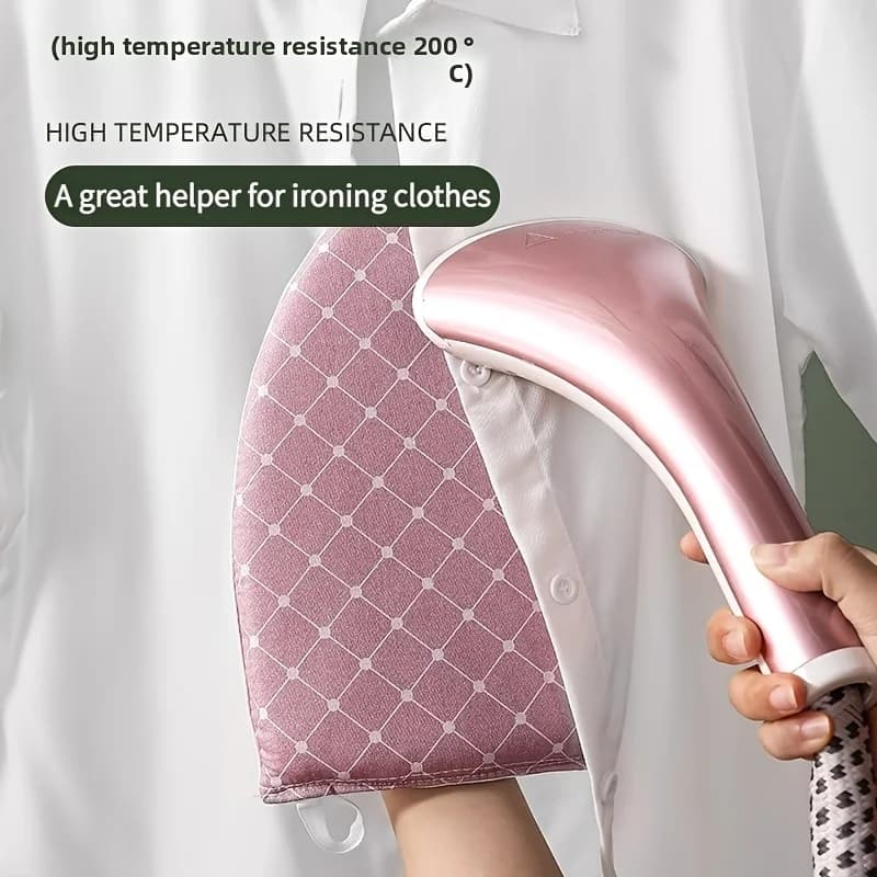 Fabric Handheld Ironing Board Heat Resistant Steamer Glove Handheld Clothing Steam Engine Mitt Ironing Accessories for Clothes